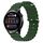 Per Huawei Watch 3 22mm Cinturino in silicone a tinta unita stile oceano (verde militare) Per Huawei Watch 3 22mm Cinturino in silicone a tinta unita stile oceano (verde militare)