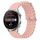 Per Huawei Watch 3 Pro 22mm Cinturino in silicone a tinta unita stile oceano (rosa) Per Huawei Watch 3 Pro 22mm Cinturino in silicone a tinta unita stile oceano (rosa)