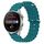 Per Huawei Watch 3 Pro 22mm Cinturino in silicone a tinta unita stile oceano (verde) Per Huawei Watch 3 Pro 22mm Cinturino in silicone a tinta unita stile oceano (verde)