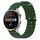 Per Huawei Watch 3 Pro 22mm Cinturino in silicone a tinta unita stile oceano (verde militare) Per Huawei Watch 3 Pro 22mm Cinturino in silicone a tinta unita stile oceano (verde militare)