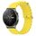 Per Huawei GT2 Pro 22mm Cinturino in silicone a tinta unita stile oceano (giallo) Per Huawei GT2 Pro 22mm Cinturino in silicone a tinta unita stile oceano (giallo)