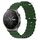Per Huawei GT2 Pro 22mm Cinturino in silicone a tinta unita stile oceano (verde militare) Per Huawei GT2 Pro 22mm Cinturino in silicone a tinta unita stile oceano (verde militare)