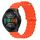 Per Huawei Watch GT 2E 22mm Cinturino in silicone a tinta unita stile oceano (arancione) Per Huawei Watch GT 2E 22mm Cinturino in silicone a tinta unita stile oceano (arancione)