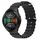 Per Huawei Watch GT 2E 22mm Cinturino in silicone a tinta unita stile oceano (nero)