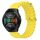 Per Huawei Watch GT 2E 22mm Cinturino in silicone a tinta unita stile oceano (giallo) Per Huawei Watch GT 2E 22mm Cinturino in silicone a tinta unita stile oceano (giallo)