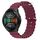 Per Huawei Watch GT 2E 22mm Cinturino in silicone a tinta unita stile oceano (rosso vino) Per Huawei Watch GT 2E 22mm Cinturino in silicone a tinta unita stile oceano (rosso vino)
