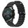 Per Huawei GT2 46mm 22mm Cinturino in silicone a tinta unita stile oceano (nero) Per Huawei GT2 46mm 22mm Cinturino in silicone a tinta unita stile oceano (nero)