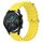 Per Huawei GT2 46mm 22mm Cinturino in silicone a tinta unita stile oceano (giallo)