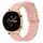 Cinturino per orologio For Honor Watch GS 3 22 mm in silicone a tinta unita stile oceano (rosa)