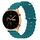 Cinturino per orologio For Honor Watch GS 3 22 mm in silicone a tinta unita stile oceano (verde) Cinturino per orologio For Honor Watch GS 3 22 mm in silicone a tinta unita stile oceano (verde)