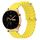 Cinturino per orologio For Honor Watch GS 3 22mm in silicone a tinta unita stile oceano (giallo) Cinturino per orologio For Honor Watch GS 3 22mm in silicone a tinta unita stile oceano (giallo)