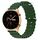 Cinturino per orologio For Honor Watch GS 3 22mm in silicone a tinta unita stile oceano (verde militare) Cinturino per orologio For Honor Watch GS 3 22mm in silicone a tinta unita stile oceano (verde militare)