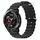 Cinturino per orologio For Honor Watch GS Pro 22 mm in silicone a tinta unita stile oceano (nero)