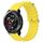 Cinturino per orologio For Honor Watch GS Pro 22mm in silicone a tinta unita stile oceano (giallo)