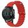 For Honor Magic Watch 2 46mm 22mm Cinturino in silicone a tinta unita stile oceano (rosso) For Honor Magic Watch 2 46mm 22mm Cinturino in silicone a tinta unita stile oceano (rosso)