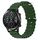 For Honor Magic Watch 2 46mm 22mm Cinturino in silicone a tinta unita stile oceano (verde militare)