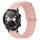 Cinturino per orologio For Honor Watch Dream 22 mm in silicone a tinta unita stile oceano (rosa)