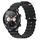 For Honor Watch Dream 22mm Cinturino in silicone a tinta unita stile oceano (nero) For Honor Watch Dream 22mm Cinturino in silicone a tinta unita stile oceano (nero)