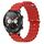 For Honor Watch Dream 22mm Cinturino in silicone a tinta unita stile oceano (rosso)