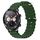 For Honor Watch Dream 22mm Cinturino in silicone a tinta unita stile oceano (verde militare)