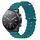 Per Xiaomi MI Watch S1 22mm Cinturino in silicone a tinta unita stile oceano (verde) Per Xiaomi MI Watch S1 22mm Cinturino in silicone a tinta unita stile oceano (verde)