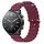 Per Xiaomi MI Watch S1 22mm Cinturino in silicone a tinta unita stile oceano (rosso vino) Per Xiaomi MI Watch S1 22mm Cinturino in silicone a tinta unita stile oceano (rosso vino)
