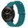 Per Xiaomi MI Watch S1 Pro 22mm Cinturino in silicone a tinta unita stile oceano (verde) Per Xiaomi MI Watch S1 Pro 22mm Cinturino in silicone a tinta unita stile oceano (verde)