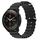 Per Xiaomi MI Watch S1 Pro 22mm Cinturino in silicone a tinta unita stile oceano (nero) Per Xiaomi MI Watch S1 Pro 22mm Cinturino in silicone a tinta unita stile oceano (nero)
