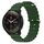 Per Xiaomi MI Watch S1 Pro 22mm Cinturino in silicone a tinta unita stile oceano (verde militare) Per Xiaomi MI Watch S1 Pro 22mm Cinturino in silicone a tinta unita stile oceano (verde militare)