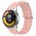 Per Xiaomi MI Watch Color 2 22mm Cinturino in silicone a tinta unita stile oceano (rosa) Per Xiaomi MI Watch Color 2 22mm Cinturino in silicone a tinta unita stile oceano (rosa)