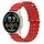 Per Xiaomi MI Watch Sport 22mm Cinturino in silicone a tinta unita stile oceano (rosso) Per Xiaomi MI Watch Sport 22mm Cinturino in silicone a tinta unita stile oceano (rosso)