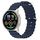 Per Xiaomi MI Watch Sport 22mm Cinturino in silicone a tinta unita stile oceano (blu scuro) Per Xiaomi MI Watch Sport 22mm Cinturino in silicone a tinta unita stile oceano (blu scuro)
