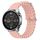 Per Xiaomi MI Watch Color 22mm Cinturino in silicone a tinta unita in silicone stile oceano (rosa) Per Xiaomi MI Watch Color 22mm Cinturino in silicone a tinta unita in silicone stile oceano (rosa)