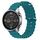 Per Xiaomi MI Watch Color 22mm Cinturino in silicone a tinta unita stile oceano (verde) Per Xiaomi MI Watch Color 22mm Cinturino in silicone a tinta unita stile oceano (verde)