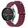 Per Xiaomi MI Watch Color 22mm Cinturino in silicone a tinta unita stile oceano (rosso vino) Per Xiaomi MI Watch Color 22mm Cinturino in silicone a tinta unita stile oceano (rosso vino)