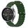 Per Xiaomi MI Watch Color 22mm Cinturino in silicone a tinta unita stile oceano (verde militare) Per Xiaomi MI Watch Color 22mm Cinturino in silicone a tinta unita stile oceano (verde militare)