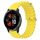 Per Garmin Venu 2 Plus 20mm Cinturino in silicone a tinta unita stile oceano (giallo)