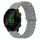 Per Garmin Forerunner 158 20mm Cinturino in silicone a tinta unita stile oceano (grigio)