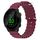 Per Garmin Forerunner 158 20mm Cinturino in silicone a tinta unita stile oceano (bordeaux)