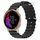 Per Garmin Venu 20mm Cinturino in silicone a tinta unita stile oceano (nero)