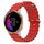 Per Garmin Venu 20mm Cinturino in silicone a tinta unita stile oceano (rosso)