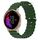Per Garmin Venu 20mm Cinturino in silicone a tinta unita stile oceano (verde militare)