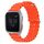 Per Garmin Venu SQ 20mm Cinturino in silicone a tinta unita stile oceano (arancione) Per Garmin Venu SQ 20mm Cinturino in silicone a tinta unita stile oceano (arancione)