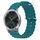 Per Garminmove Luxe 20mm Cinturino in silicone a tinta unita stile oceano (verde)