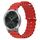 Per Garminmove Luxe 20mm Cinturino in silicone a tinta unita stile oceano (rosso)