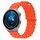 Per Huawei Watch GT3 Pro 43mm 20mm Cinturino in silicone a tinta unita stile oceano (arancione) Per Huawei Watch GT3 Pro 43mm 20mm Cinturino in silicone a tinta unita stile oceano (arancione)