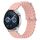Per Huawei Watch GT3 42mm 20mm Cinturino in silicone a tinta unita stile oceano (rosa)