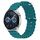 Per Huawei Watch GT3 42mm 20mm Cinturino in silicone a tinta unita stile oceano (verde) Per Huawei Watch GT3 42mm 20mm Cinturino in silicone a tinta unita stile oceano (verde)