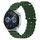 Per Huawei Watch GT3 42mm 20mm Cinturino in silicone a tinta unita stile oceano (verde militare) Per Huawei Watch GT3 42mm 20mm Cinturino in silicone a tinta unita stile oceano (verde militare)