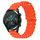 Per Huawei Watch GT2 42mm 20mm Cinturino in silicone a tinta unita stile oceano (arancione) Per Huawei Watch GT2 42mm 20mm Cinturino in silicone a tinta unita stile oceano (arancione)